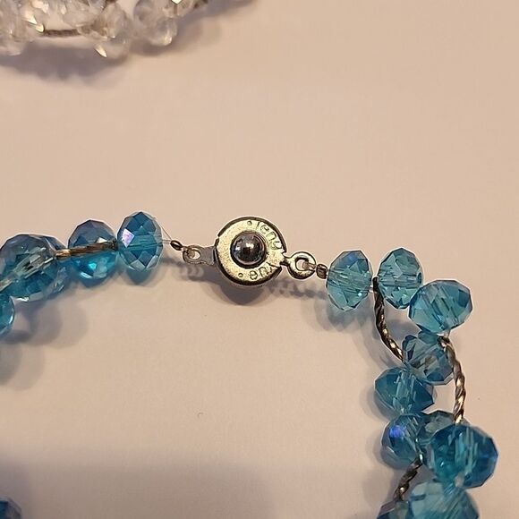 Teng Yue Crystal Bracelets Blue Clear Silver - Picture 4 of 5